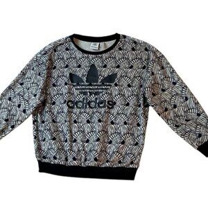 Adidas Animal Print Sweater Long Sleeve Youth Size M